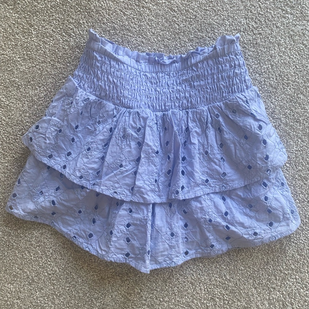 Abercrombie Kids Blue tiered Skort with Smocked Waist